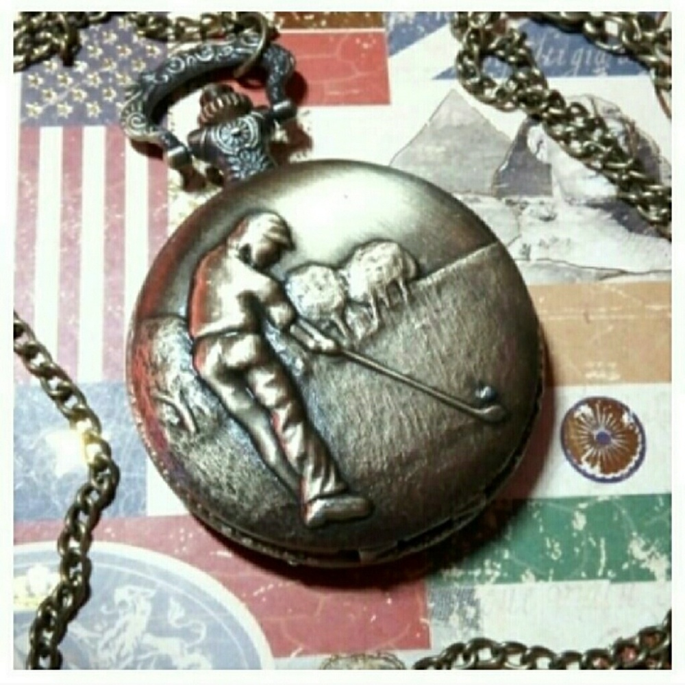 Golf pocket watch